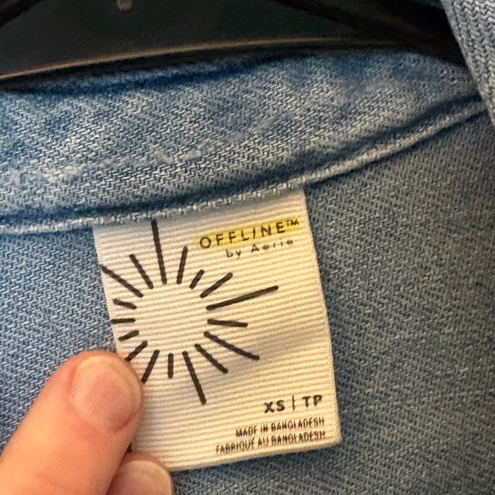 Arie offline Jean top/shirt oversized XS/TP - Picture 3 of 3
